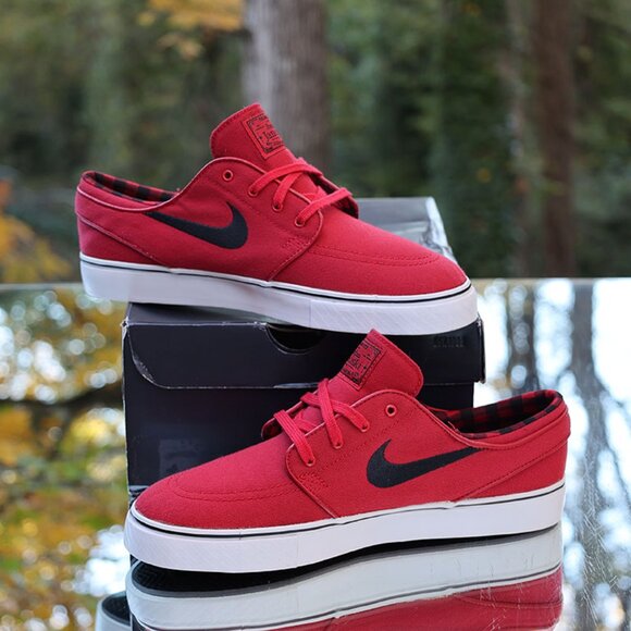Nike SB Zoom Stefan Janoski Red Black Plaid main image 8